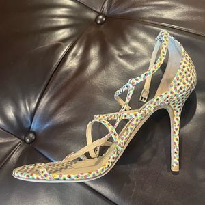 Jimmy Choo 39.5 Dory micro dot heel